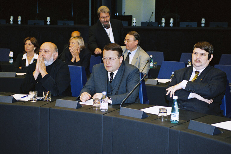 Valokuva 5: Meeting at the European Parliament in Strasbourg