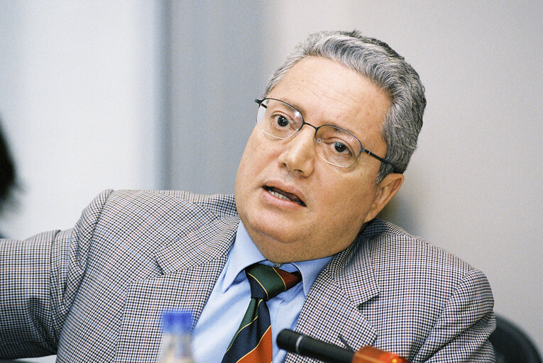 MEP Giuseppe NISTICO at the European Parliament in Brussels