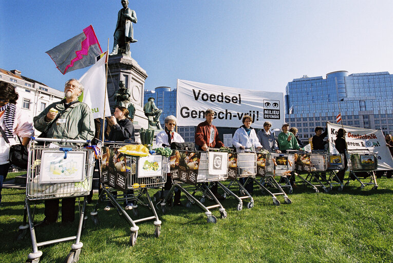 Photo 9: Demonstration against the use of GMO's in food