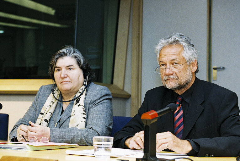 Press conference on the draft report presented at the Temporary Committee on Foot and Mouth Disease