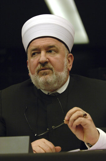 Photo 2: Meeting with the Head of the Islamic Community in Bosnia.