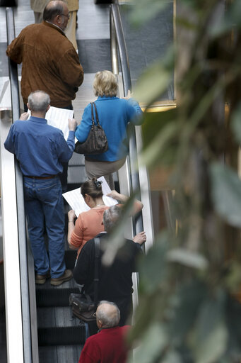 Foto 13: Escalator in Strasbourg