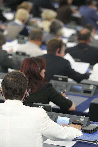 Plenary session in Strasbourg