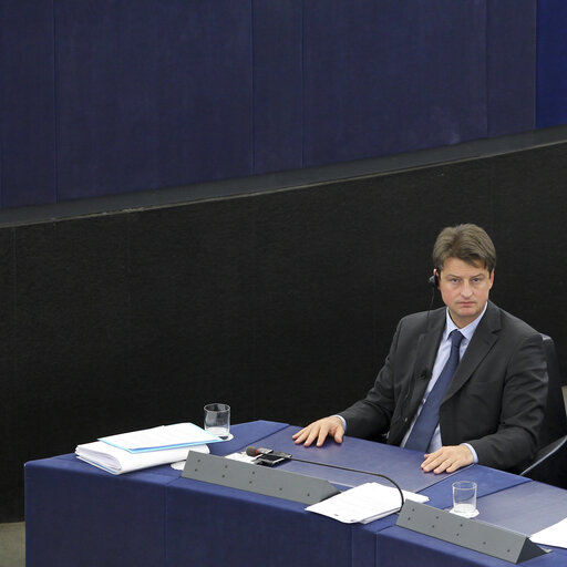 Foto 32: Olivier Chastel, Belgian Minister for European Affairs