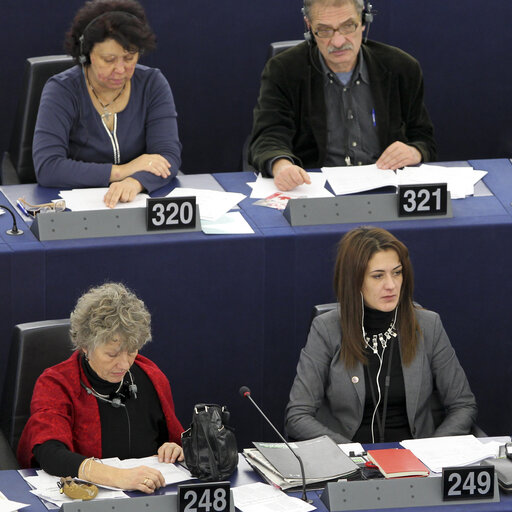 Foto 28: MEPS in the Hemicycle