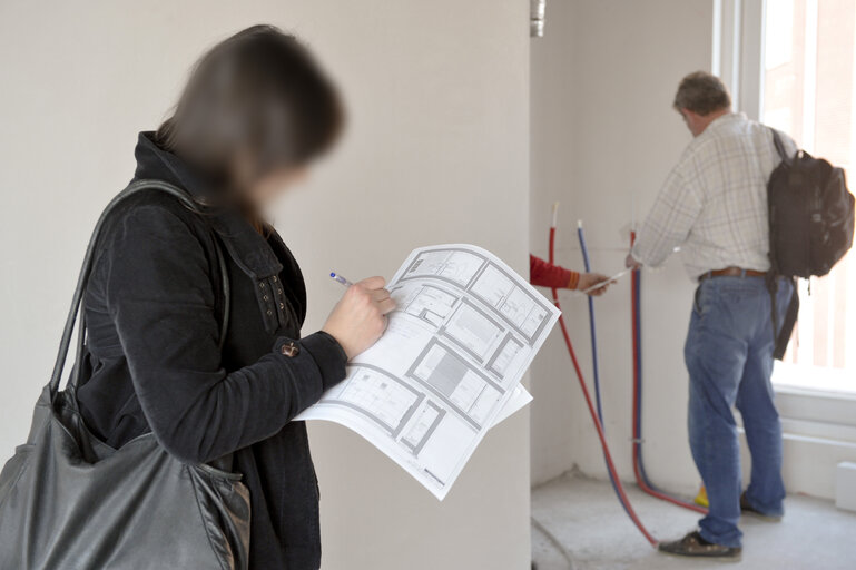 Foto 23: Tournage Pme suite visite de chantier