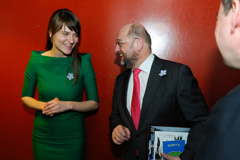 Photo 2 : EP President meets with Radvile MORKUNAITE-MIK ULENIENE