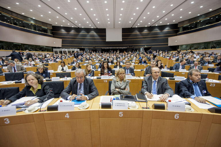 Photo 3: Opening session of the Interparliamentary Conference on Economic Governance of the EU.