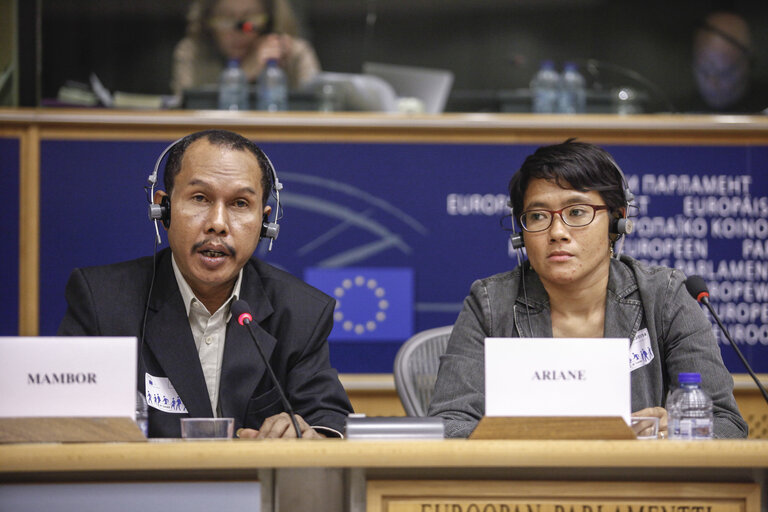 Photo 14: DROI Hearing on the human rights situation in West Papua, Republic of Indonesia