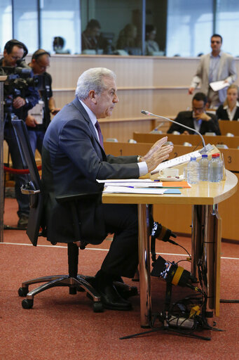 Photo 4 : Hearing of Commissioner-designate for Migration and Home Affairs - LIBE