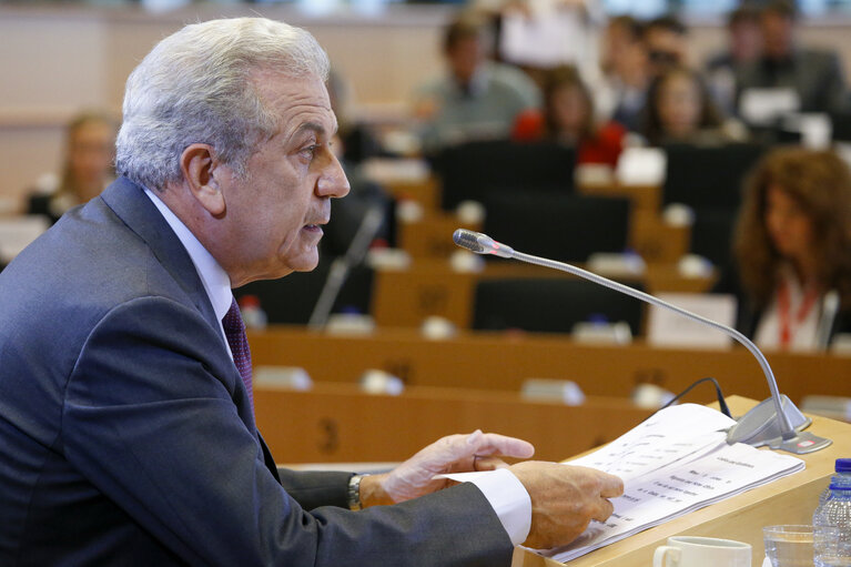 Photo 3 : Hearing of Commissioner-designate for Migration and Home Affairs - LIBE