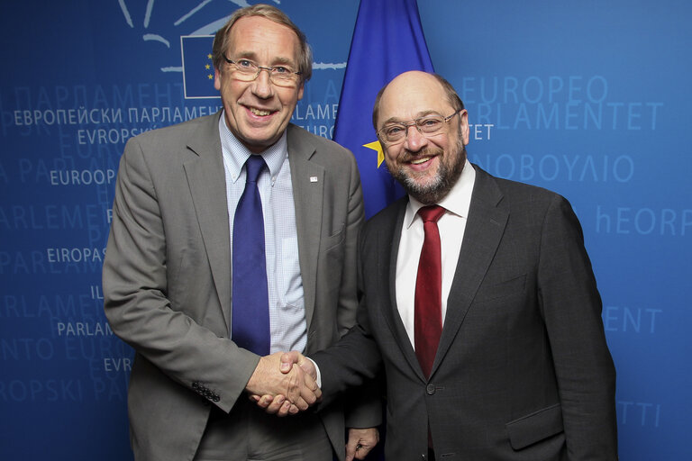 EP President Martin SCHULZ meets with Norbert NEUSER