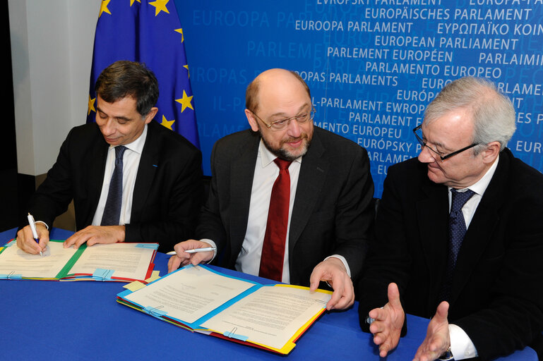 EP President at the Signature of the cooperation agreement between the European Parliament, the Economic and Social Committee and the Committee of the Regions