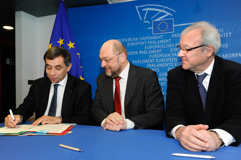 EP President at the Signature of the cooperation agreement between the European Parliament, the Economic and Social Committee and the Committee of the Regions