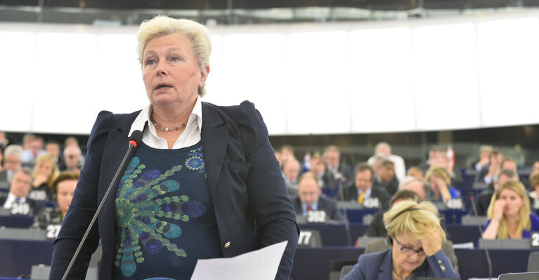 Foto 1: Zuzana ROITHOVA in the Hemicycle