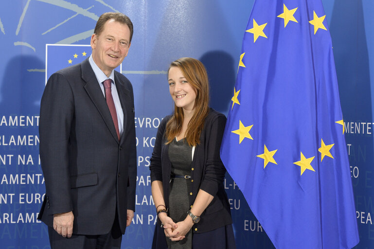 Foto 2: Graham WATSON meets with Perran BYLES