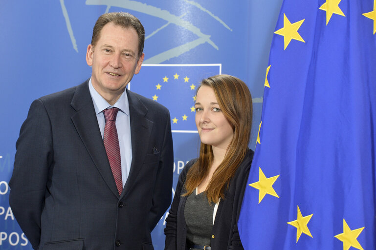 Foto 1: Graham WATSON meets with Perran BYLES