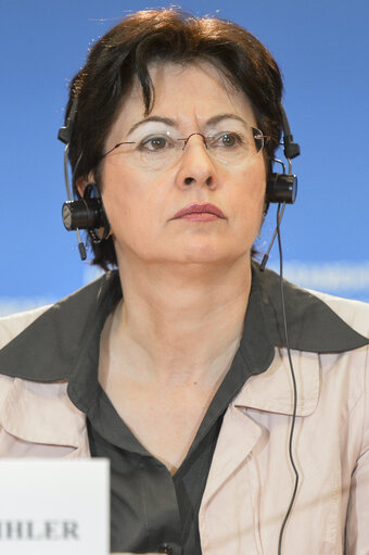 Photo 7: Press Conference by Chair of the Subcommittee on Human Rights