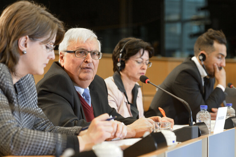 Photo 6: Press Conference by Chair of the Subcommittee on Human Rights