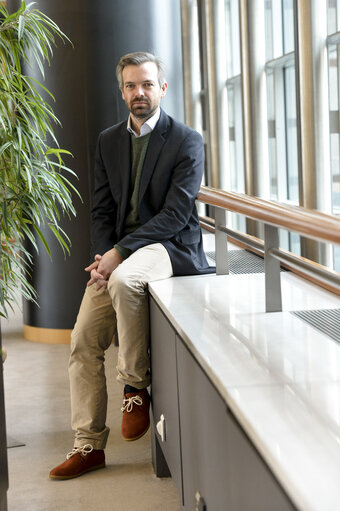 Suriet 22: MEP Martin EHRENHAUSER at the European Parliament in Brussels