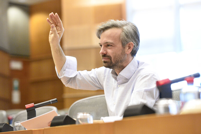 Suriet 11: MEP Martin EHRENHAUSER at the European Parliament in Brussels