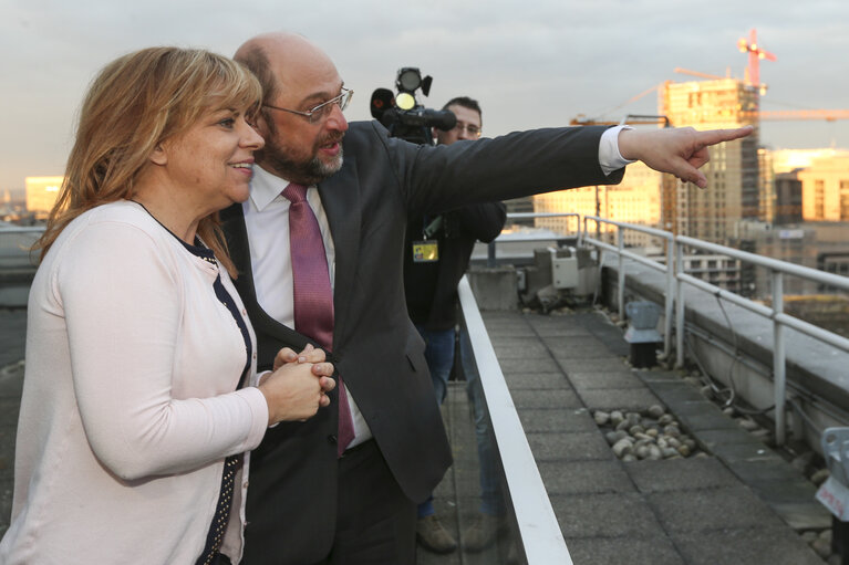 Foto 3: Martin SCHULZ - EP President meets with Spanish socialists leader