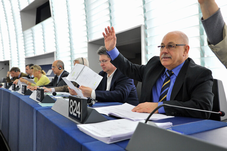 Fotó 1: Horst SCHNELLHARDT  in Plenary session wee 09 2014 in Strasbourg