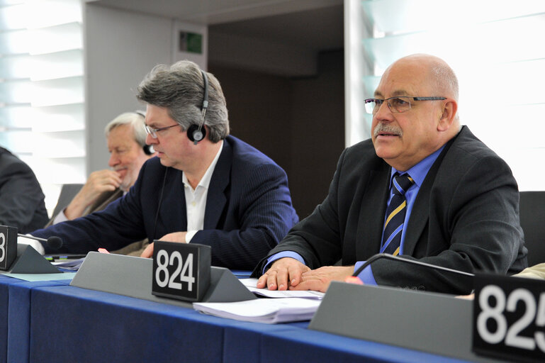 Foto 2: Horst SCHNELLHARDT  in Plenary session wee 09 2014 in Strasbourg