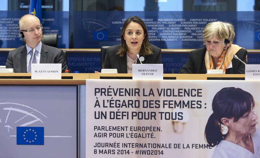 Fotogrāfija 10: Interparliamentary meeting on International Women's Day 2014 - Preventing violence against women - A challenge for all