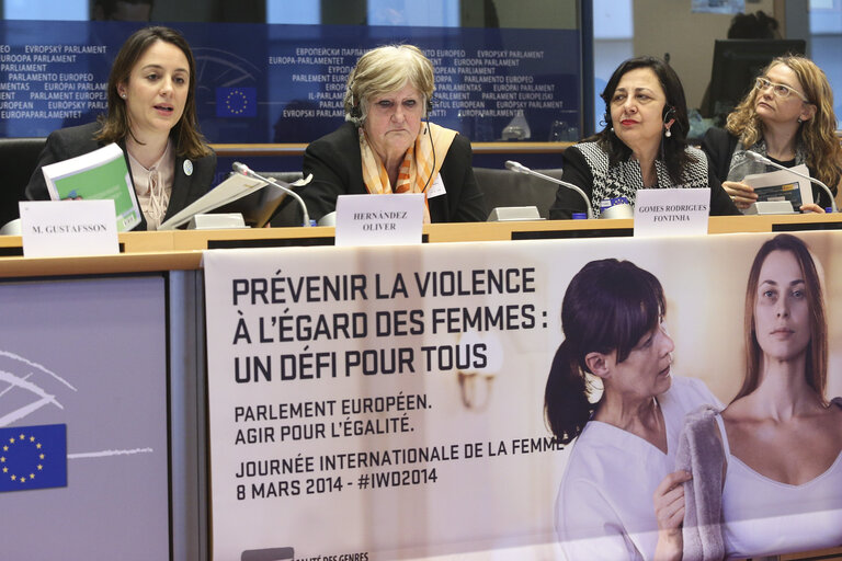 Fotogrāfija 12: Interparliamentary meeting on International Women's Day 2014 - Preventing violence against women - A challenge for all