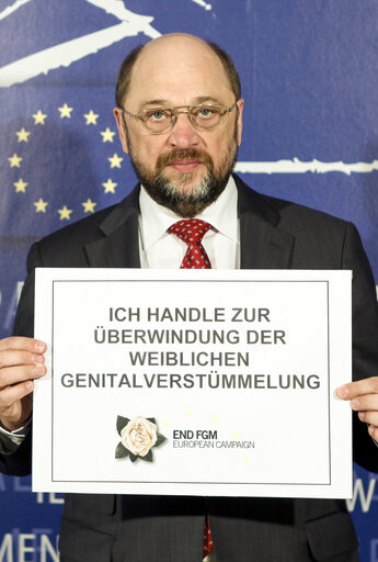 Martin SCHULZ - EP President for European End FGM Campaign