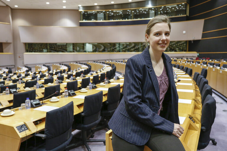 Suriet 15: MEP Rina Ronja KARI at the European Parliament in Brussels