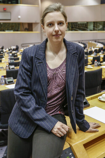 Suriet 14: MEP Rina Ronja KARI at the European Parliament in Brussels