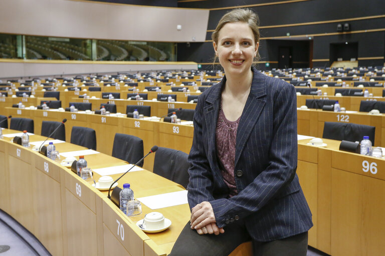 Suriet 10: MEP Rina Ronja KARI at the European Parliament in Brussels