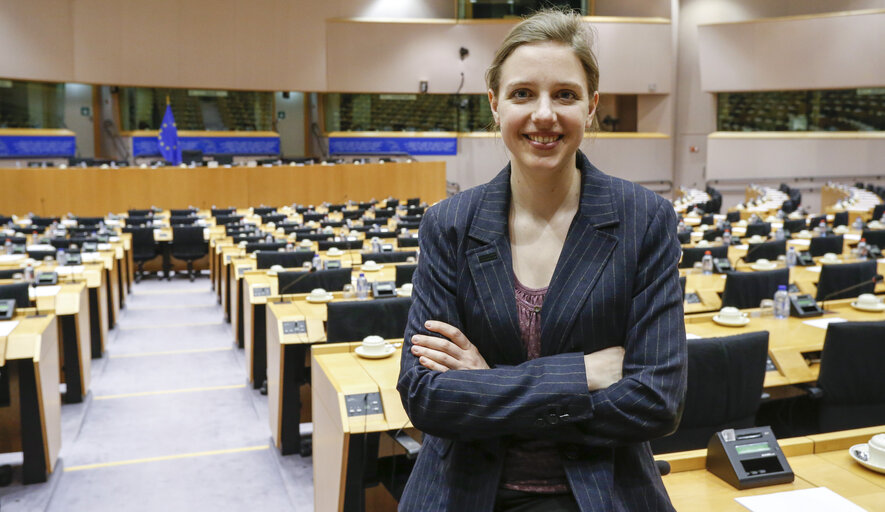 Suriet 12: MEP Rina Ronja KARI at the European Parliament in Brussels