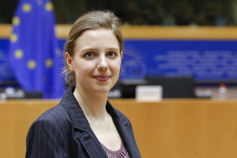 Suriet 8: MEP Rina Ronja KARI at the European Parliament in Brussels