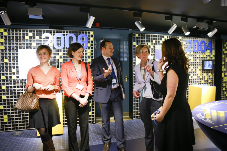 Opening of an exhibition at the Parlementarium