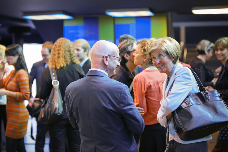 Opening of an exhibition at the Parlementarium