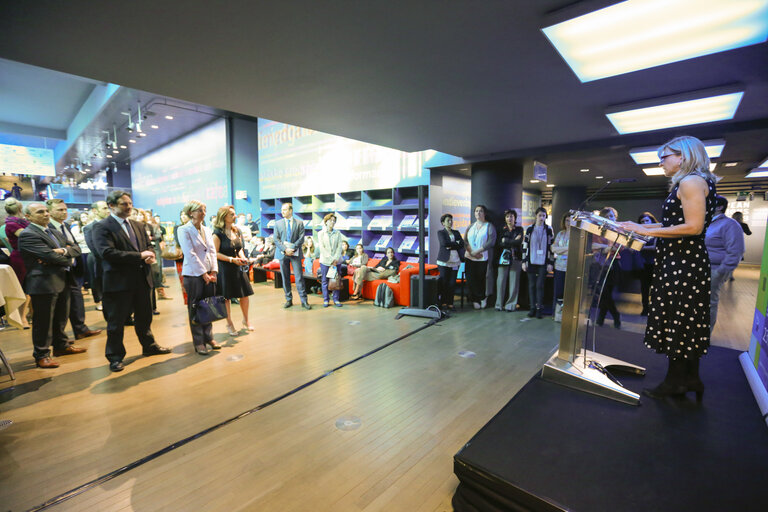 Opening of an exhibition at the Parlementarium