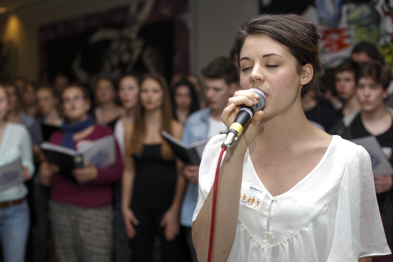 Billede 8: School choir from Neustrelitz