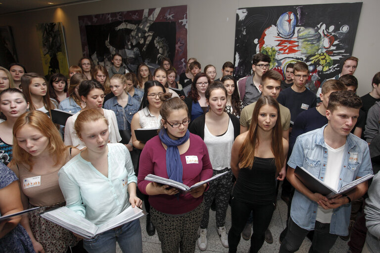 Fotogrāfija 9: School choir from Neustrelitz