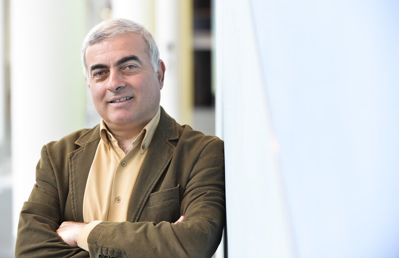 MEP Nikos CHRYSOGELOS at the European Parliament in Brussels