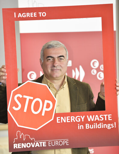 MEP Nikos CHRYSOGELOS at the European Parliament in Brussels