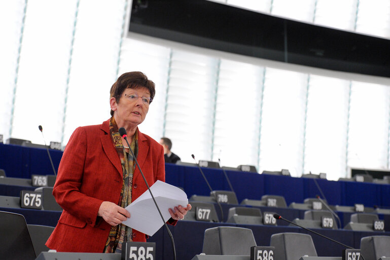 Fotagrafa 3: Elisabeth JEGGLE during Plenary session in Strasbourg April 2014