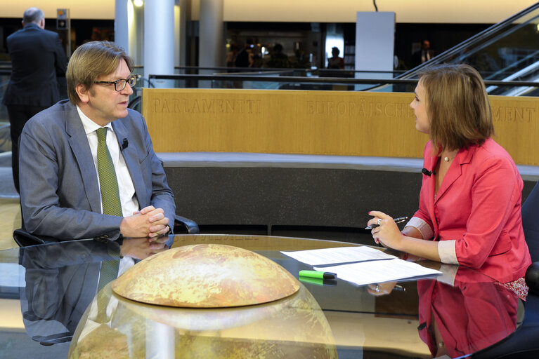 Zdjęcie 14: Interview of Guy VERHOFSTADT