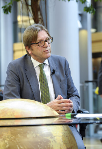 Interview of Guy VERHOFSTADT