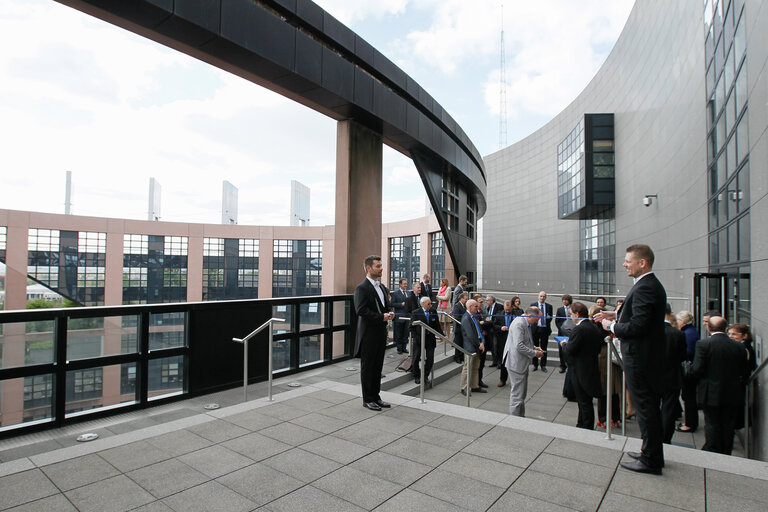 Fotografie 18: Official opening of the 13th floor Terrace - Building LOW