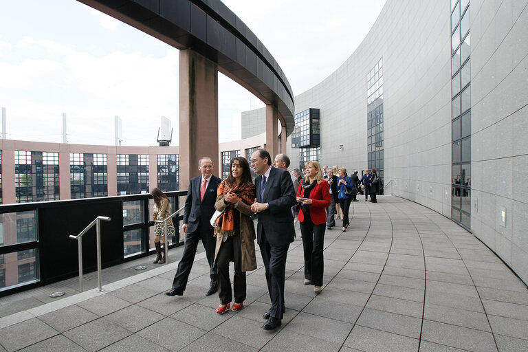 Fotografie 7: Official opening of the 13th floor Terrace - Building LOW