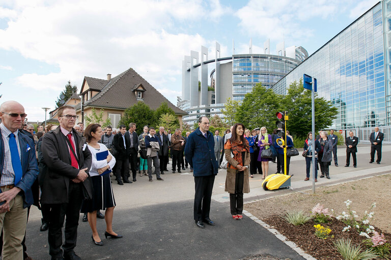 Fotografie 50: official opening of the pier of the European Parliament