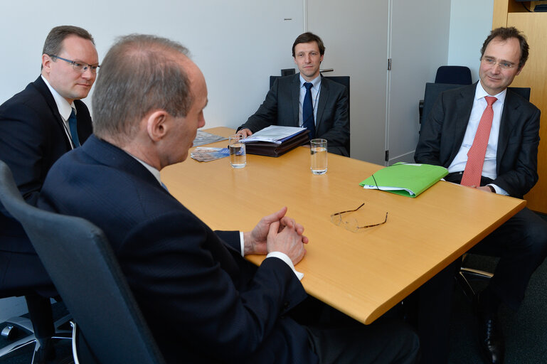 Otmar KARAS meets with Stefan LEITHNER